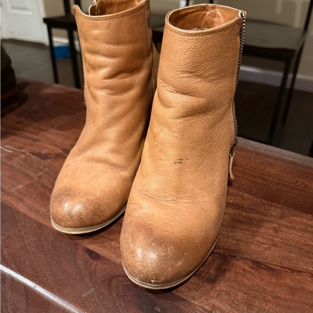 BP Tan Ankle Booties